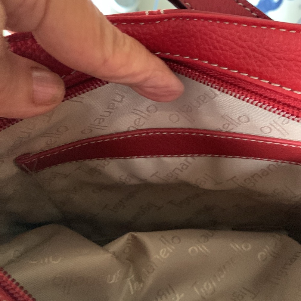 Tignanello Leather Crossbody Bag NWT - Picture 10 of 14